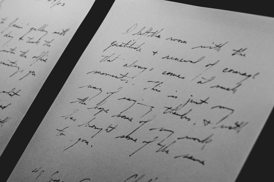 write a private letter