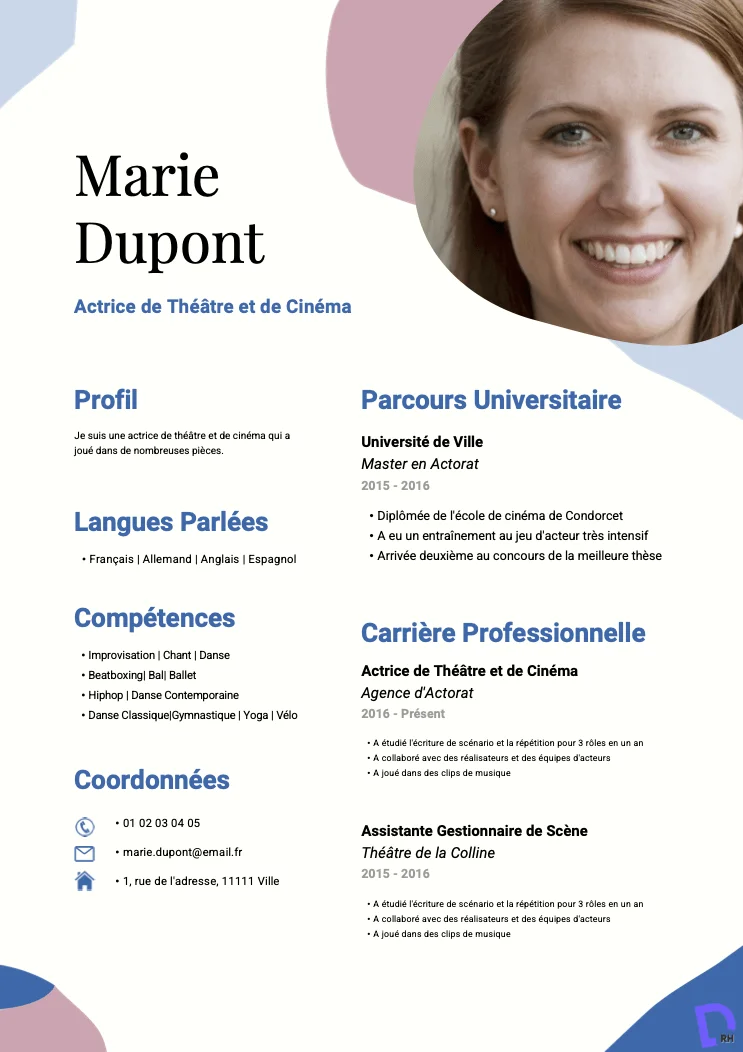 CV Créatif
