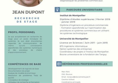 Cv Etudiant A Telecharger 100 Gratuit Format Word Pdf