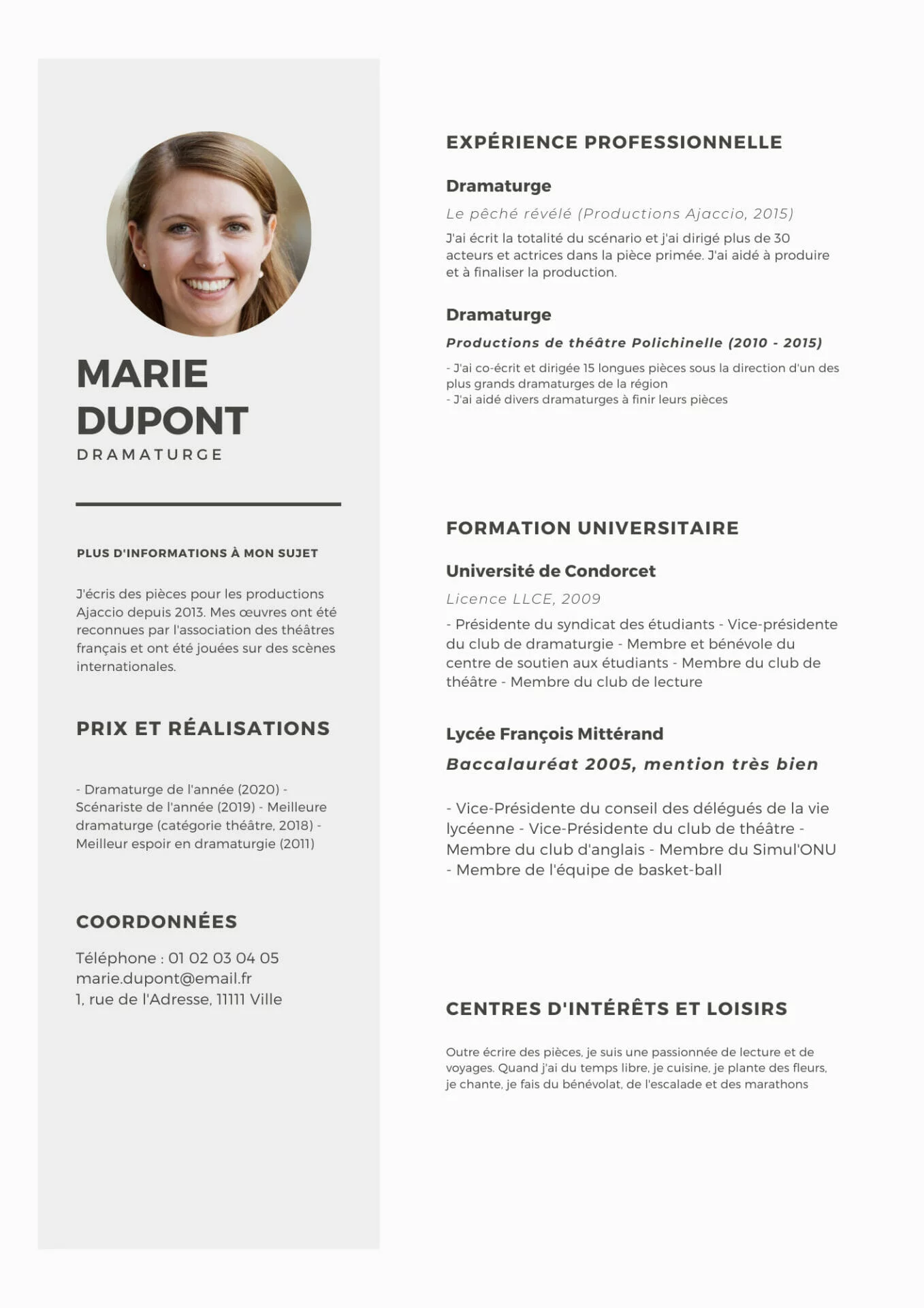 CV pro