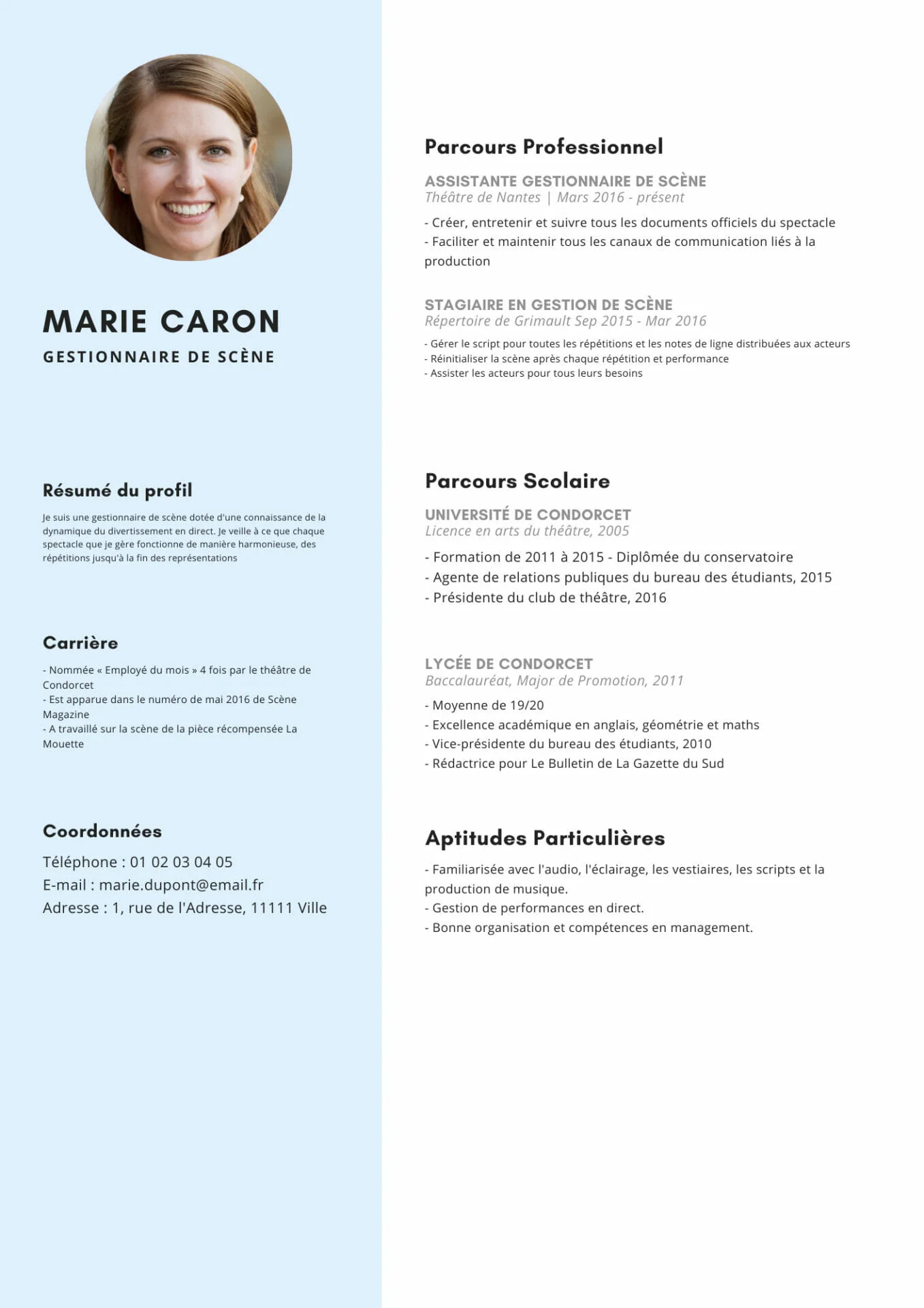 CV Compétences